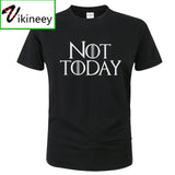 Not Today T Shirt Men  Tshirt Summer Fashion Cotton Short Sleeve Harajuku Print Top Got T-Shirt Homme