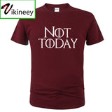 Not Today T Shirt Men  Tshirt Summer Fashion Cotton Short Sleeve Harajuku Print Top Got T-Shirt Homme