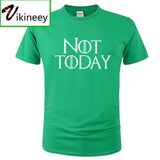 Not Today T Shirt Men  Tshirt Summer Fashion Cotton Short Sleeve Harajuku Print Top Got T-Shirt Homme