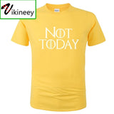 Not Today T Shirt Men  Tshirt Summer Fashion Cotton Short Sleeve Harajuku Print Top Got T-Shirt Homme