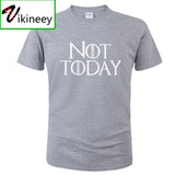 Not Today T Shirt Men  Tshirt Summer Fashion Cotton Short Sleeve Harajuku Print Top Got T-Shirt Homme