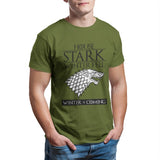 House Stark of Winterfell Men's T-shirt Couples Punk Anime Oversized Kawaii Tops Summer Unisex Funny  4XL 5XL 6XL T-shirt 26891