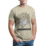 House Stark of Winterfell Men's T-shirt Couples Punk Anime Oversized Kawaii Tops Summer Unisex Funny  4XL 5XL 6XL T-shirt 26891