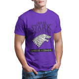 House Stark of Winterfell Men's T-shirt Couples Punk Anime Oversized Kawaii Tops Summer Unisex Funny  4XL 5XL 6XL T-shirt 26891