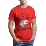 House Stark of Winterfell Men's T-shirt Couples Punk Anime Oversized Kawaii Tops Summer Unisex Funny  4XL 5XL 6XL T-shirt 26891