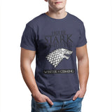 House Stark of Winterfell Men's T-shirt Couples Punk Anime Oversized Kawaii Tops Summer Unisex Funny  4XL 5XL 6XL T-shirt 26891