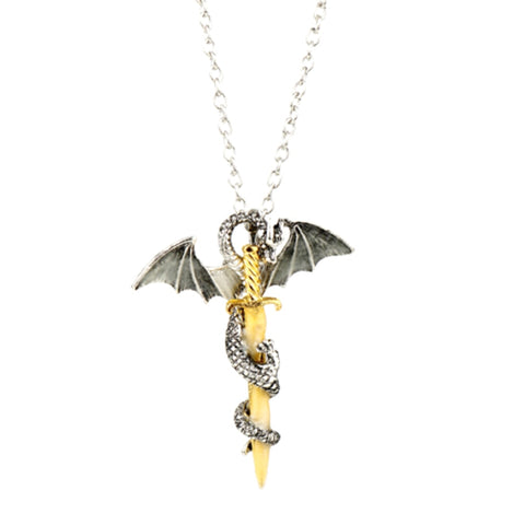 Dragon Sword Pendant Necklace Game Of Throne