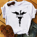 GOT Arya Stark not today funny tshirt men 2019 summer new white casual homme cool Valyria t shirt no glue print
